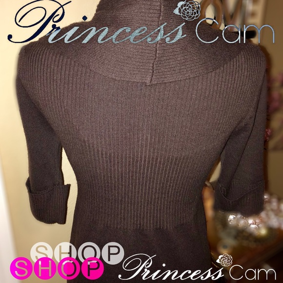 ✅Liv Women’s Mocha Cowl neck Sweater Dress Sz M - Picture 5 of 8
